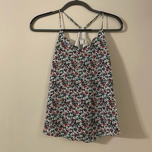Floral print tank top